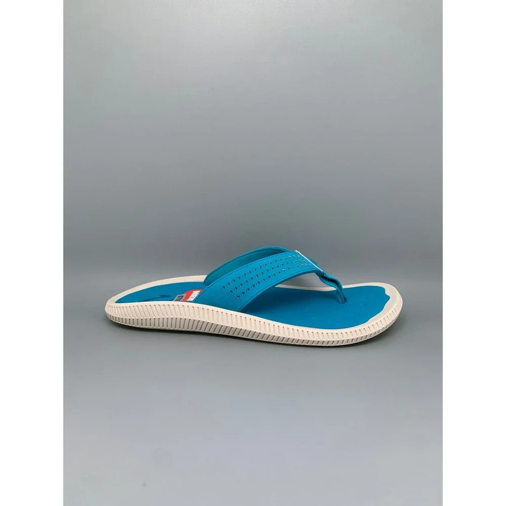 OluKai Ulele Tropic Blue Flip Flop Sandals 10435-3X3X Men's Sz 9 NEW!